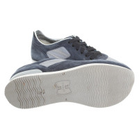 Hogan Blue leather sneakers