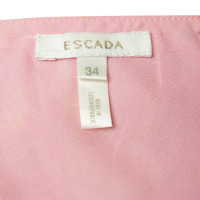 Escada Pink silk skirt with print