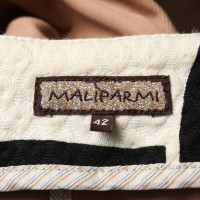Maliparmi Jacke/Mantel aus Baumwolle in Braun