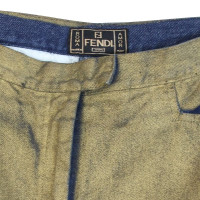 Fendi Fendi jeans en coton bleu