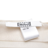 Wolford silk scarf with pleated