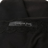 Patrizia Pepe Sequin top in black