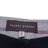 Talbot Runhof Broek in donkerblauw