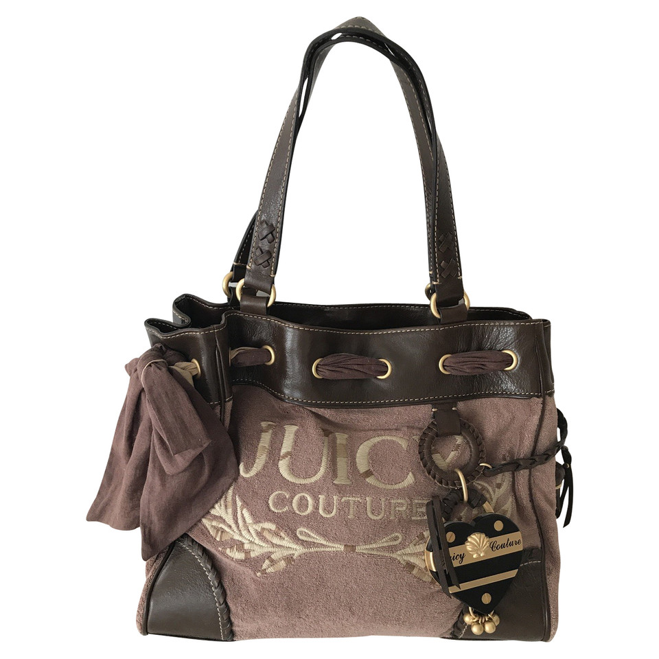 Juicy Couture Shoulder bag with logo embroidery
