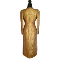 Chanel Mantel aus Brokat in Gold