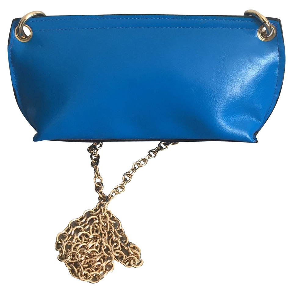Juicy Couture Clutch Bag Leather in Blue