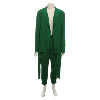 Escada Suit Silk in Green
