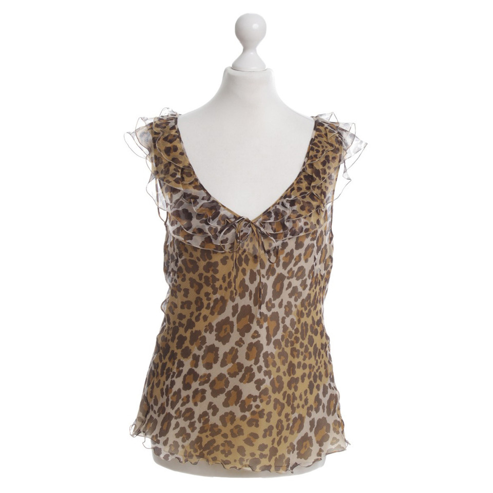 Moschino Cheap And Chic Top con stampa animalier