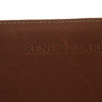 René Lezard Täschchen/Portemonnaie aus Leder in Braun