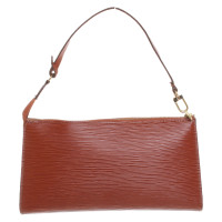 Louis Vuitton Pochette en Cuir en Marron