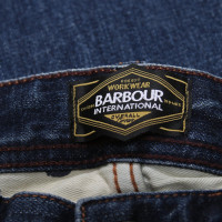 Barbour Jeans in Cotone in Blu