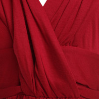 Hugo Boss Rotes Kleid mit Raffungen