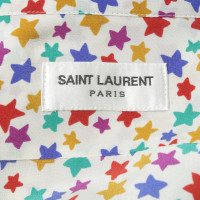 Saint Laurent Seidenbluse in Multicolor