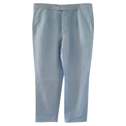 Cerruti 1881 Trousers Linen in Blue