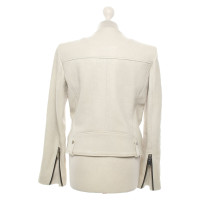 Isabel Marant Etoile Jacke/Mantel aus Leder in Weiß