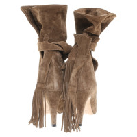 Chloé Ankle boots Suede in Khaki