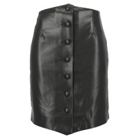 Nanushka  Skirt Leather in Black