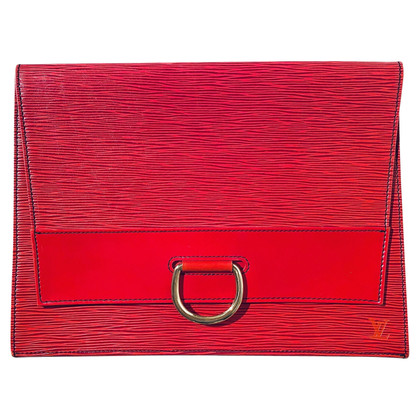 Louis Vuitton Lena Clutch en Cuir en Rouge