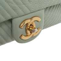 Chanel Classic Flap Bag in Pelle in Verde