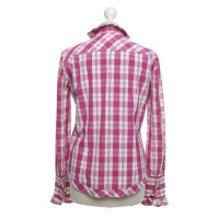 Habsburg Blouse with plaid pattern