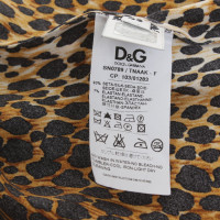 D&G Top avec motif léopard