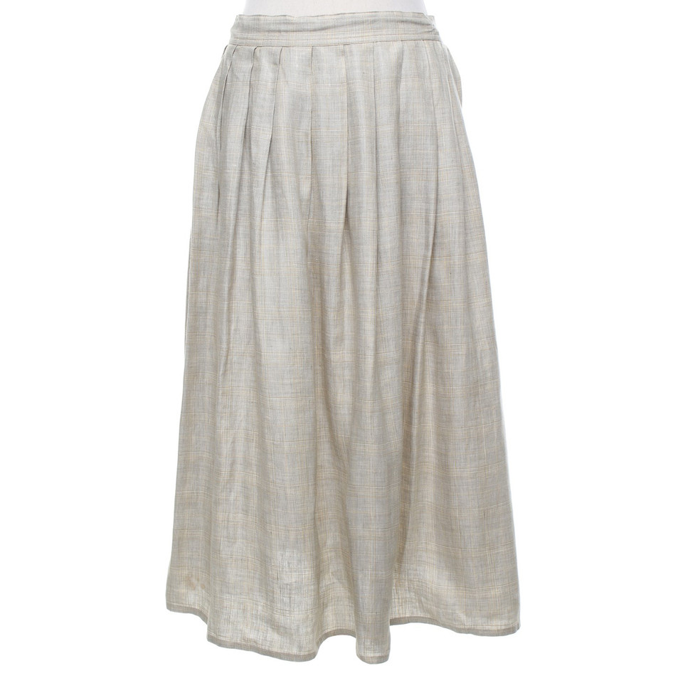Max Mara Pleated skirt made of linen