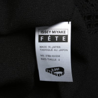 Issey Miyake Maxi-Kleid in Schwarz