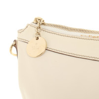 Gucci Umhängetasche aus Leder in Creme