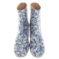 Mm6 By Maison Margiela Ankle boots with a floral pattern