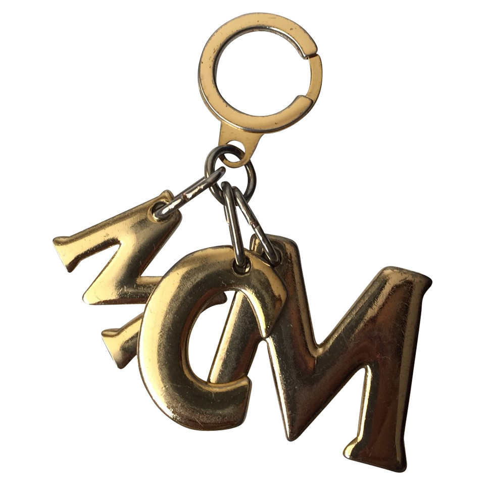 Mcm Gold colored key chain
