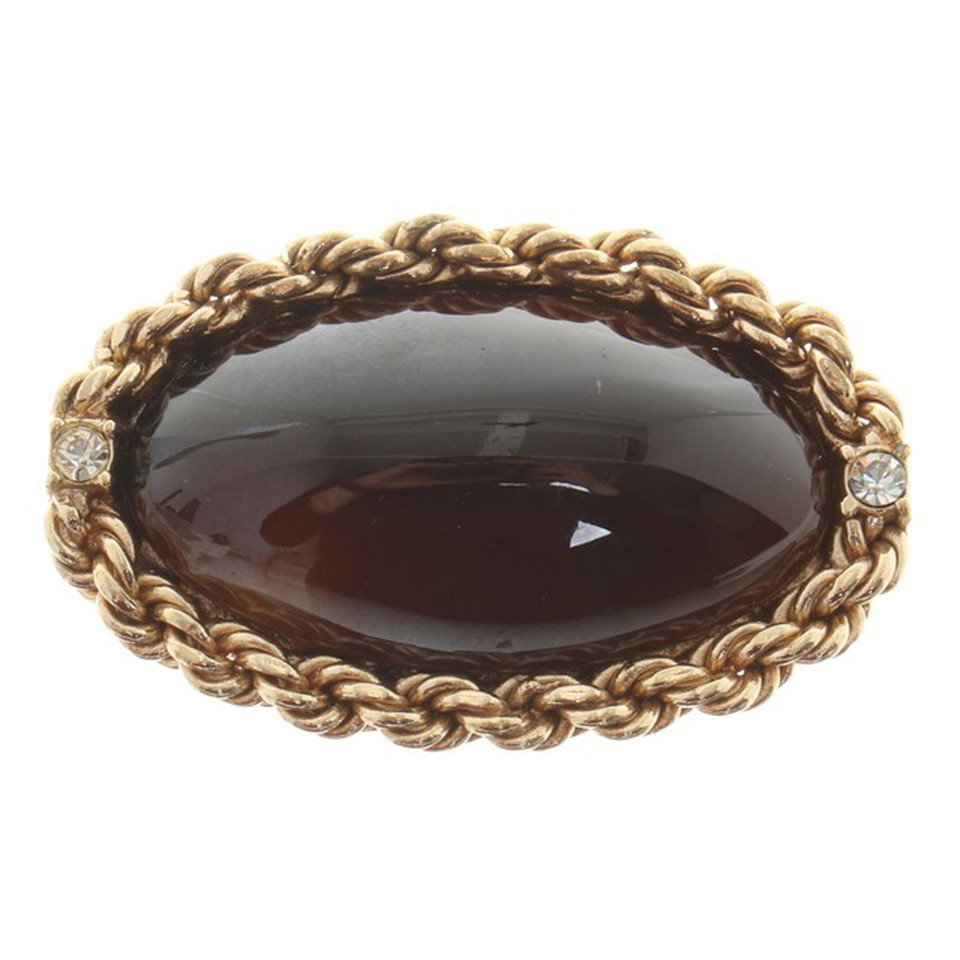 Christian Dior Brooch with stone insert
