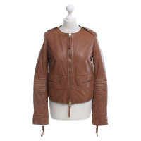 Pinko Lederjacke in Braun