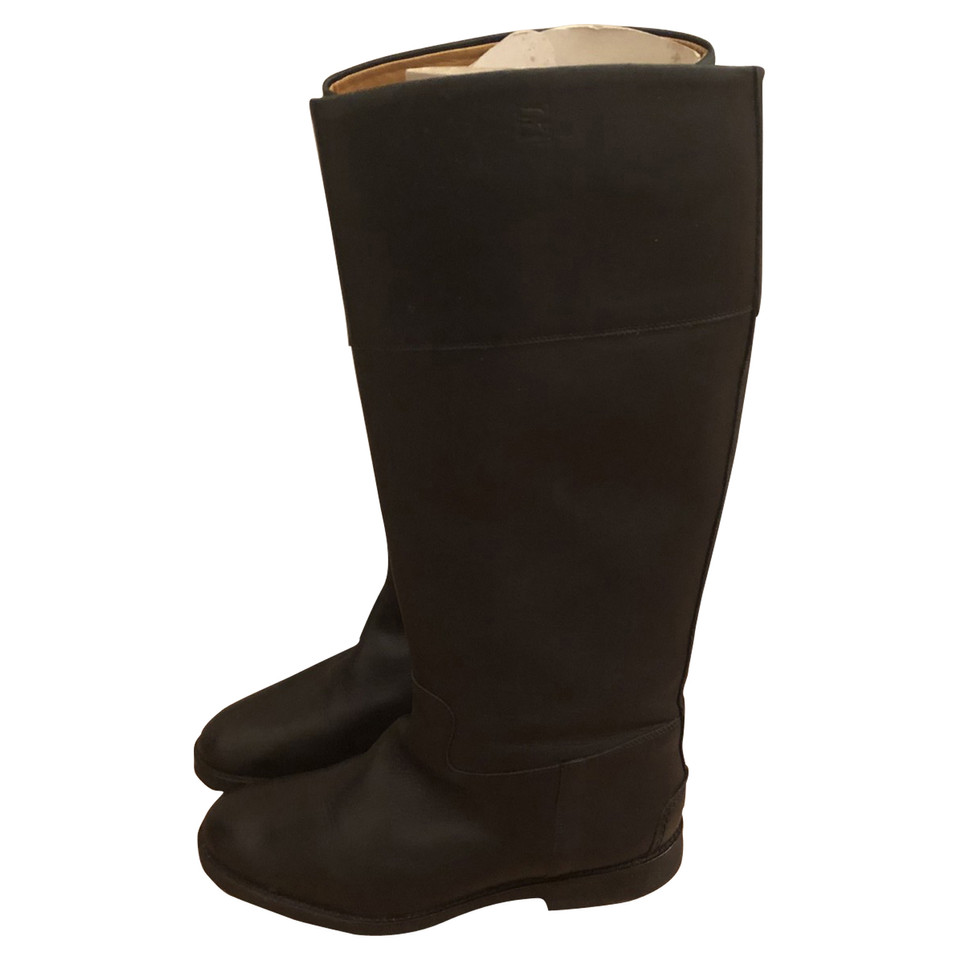 Fratelli Rossetti Bottes en Cuir en Noir