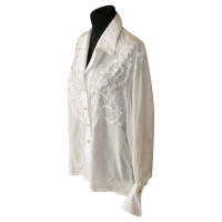 Escada Couture silk blouse with embroidery