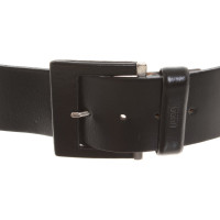 Hugo Boss Wide belt in black