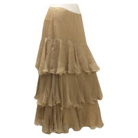 Ralph Lauren Skirt Silk in Beige