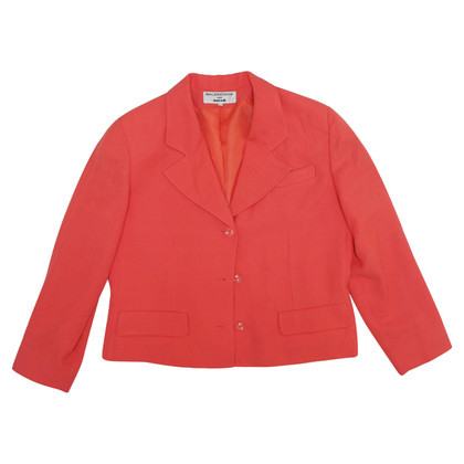 Balenciaga Jacket/Coat Wool in Orange