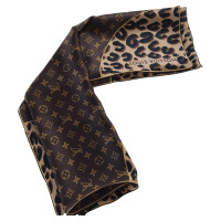 Louis Vuitton silk scarf with pattern mix