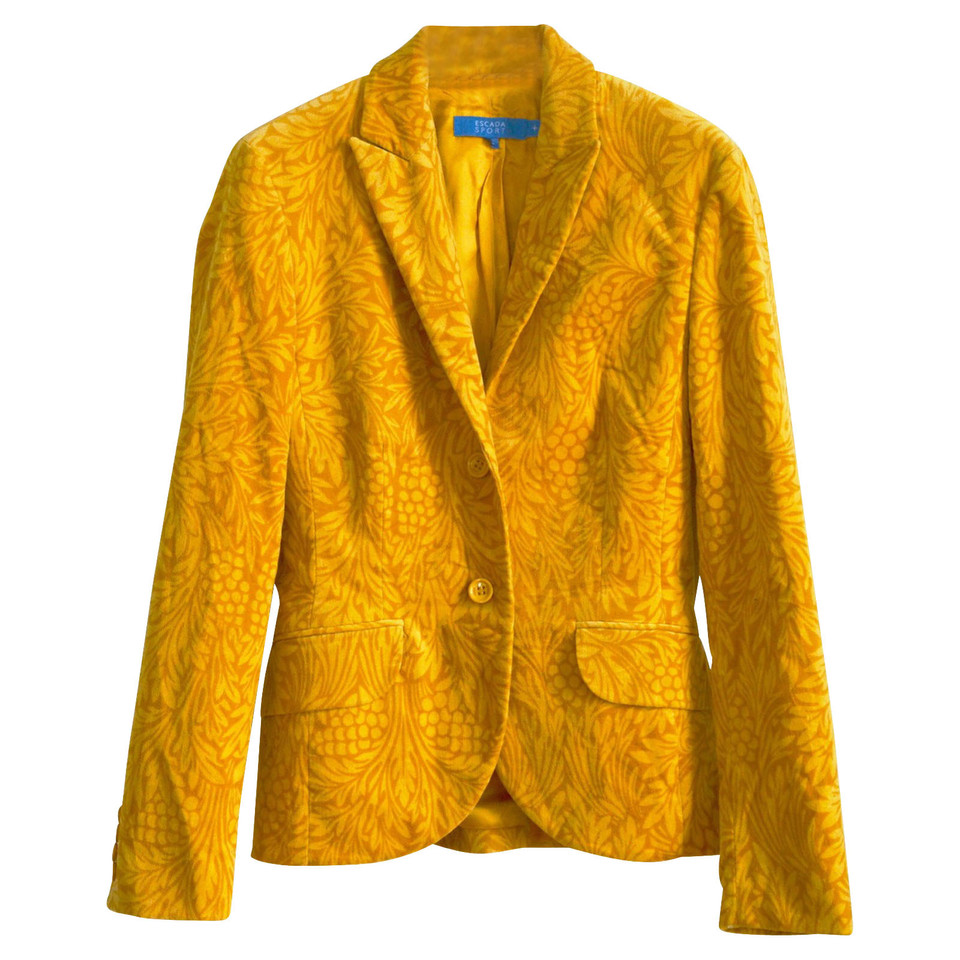 Escada Jacket/Coat in Yellow