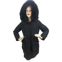 Airfield Giacca/Cappotto in Cotone in Nero