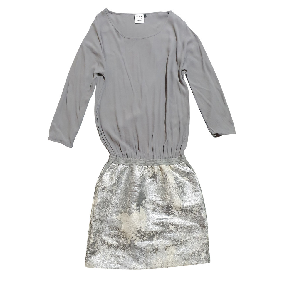 Munthe Kleid aus Viskose in Grau