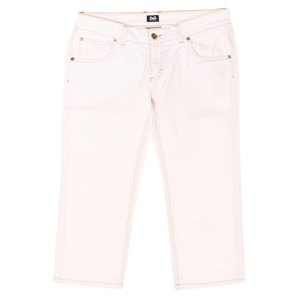 D&G Jeans in Cotone in Bianco