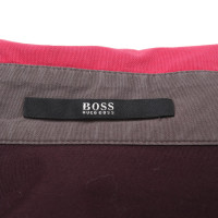 Hugo Boss Bluse in Aubergine/Rot