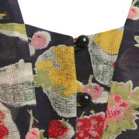 Anna Sui Silk Top met patroon