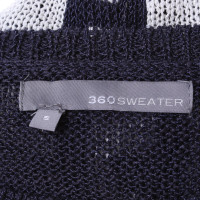 360 Sweater Maglione in blu / crema