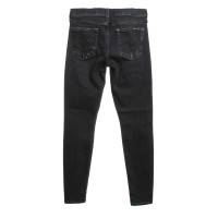 7 For All Mankind Skinny-Jeans in Schwarz