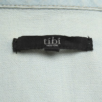 Tibi Short-sleeved denim jacket