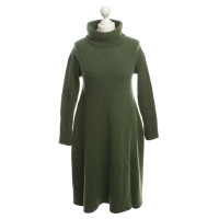 Iris Von Arnim Knit dress in green