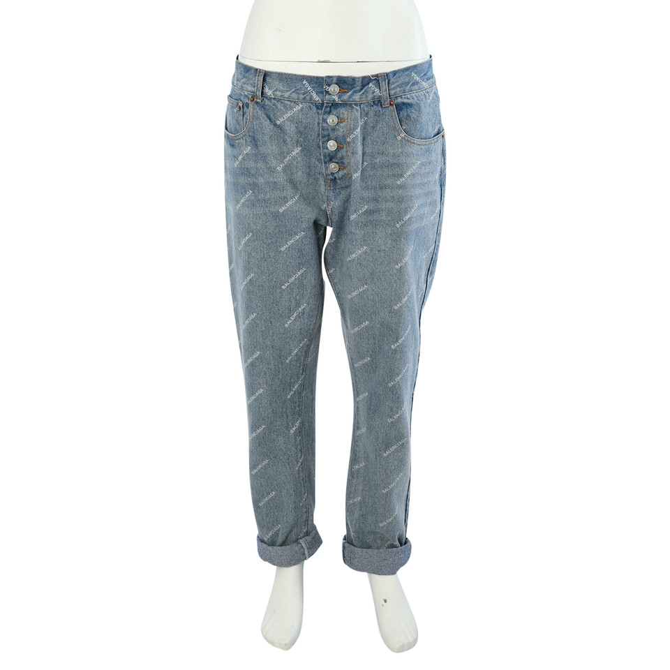 Balenciaga Hose aus Jeansstoff