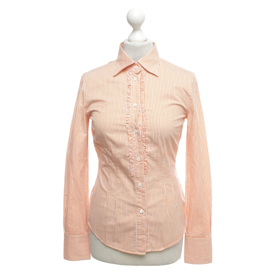 René Lezard Blouse en bicolore